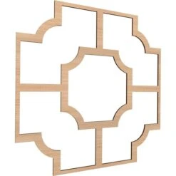 33W X 33H X 38T Small Bradley Decorative Fretwork Wood Ceiling Panels, Hickory -ZORO Materials Sale PCI20Enterprises20dba20Ekena20Millwork 2029752xx02xx55c191