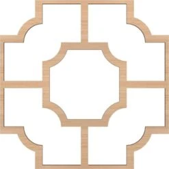 33W X 33H X 38T Small Bradley Decorative Fretwork Wood Ceiling Panels, Hickory -ZORO Materials Sale PCI20Enterprises20dba20Ekena20Millwork 2029752xx04xxf9423b