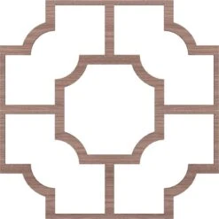 66 56W X 66 56H X 14T Large Bradley Decorative Fretwork Wood Ceiling Panels, Walnut -ZORO Materials Sale PCI20Enterprises20dba20Ekena20Millwork 2029762xx01xxe83e9a