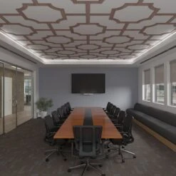66 56W X 66 56H X 14T Large Bradley Decorative Fretwork Wood Ceiling Panels, Walnut -ZORO Materials Sale PCI20Enterprises20dba20Ekena20Millwork 2029762xx08xxa047c7