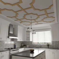 66 56W X 66 56H X 38T Large Bradley Decorative Fretwork Wood Ceiling Panels Wood Paint Grade -ZORO Materials Sale PCI20Enterprises20dba20Ekena20Millwork 2029767xx09xx1a2139