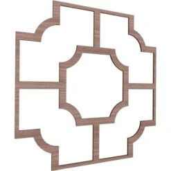 66 56W X 66 56H X 38T Large Bradley Decorative Fretwork Wood Ceiling Panels, Walnut -ZORO Materials Sale PCI20Enterprises20dba20Ekena20Millwork 2029769xx02xx0277dd
