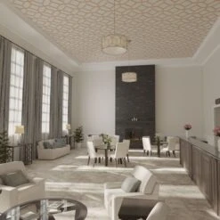 33W X 33H X 14T Small Cameron Decorative Fretwork Wood Ceiling Panels, Maple -ZORO Materials Sale PCI20Enterprises20dba20Ekena20Millwork 2029770xx07xx9686dd