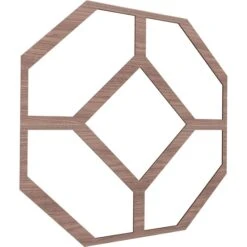 33W X 33H X 14T Small Cameron Decorative Fretwork Wood Ceiling Panels, Walnut -ZORO Materials Sale PCI20Enterprises20dba20Ekena20Millwork 2029776xx02xx7630e8