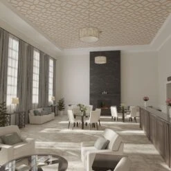 33W X 33H X 38T Small Cameron Decorative Fretwork Wood Ceiling Panels, Maple -ZORO Materials Sale PCI20Enterprises20dba20Ekena20Millwork 2029777xx07xx576a97 1