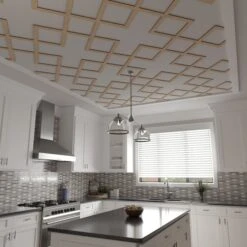 29 78W X 29 78H X 14T Small Fowler Decorative Fretwork Wood Ceiling Panels, Hickory -ZORO Materials Sale PCI20Enterprises20dba20Ekena20Millwork 2029801xx09xxc8c18f