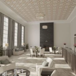 29 78W X 29 78H X 38T Small Fowler Decorative Fretwork Wood Ceiling Panels, Alder -ZORO Materials Sale PCI20Enterprises20dba20Ekena20Millwork 2029805xx07xx68600a 1