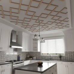 29 78W X 29 78H X 38T Small Fowler Decorative Fretwork Wood Ceiling Panels, Maple -ZORO Materials Sale PCI20Enterprises20dba20Ekena20Millwork 2029805xx09xxe632f5