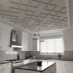 29 78W X 29 78H X 38T Small Fowler Decorative Fretwork Wood Ceiling Panels, Birch -ZORO Materials Sale PCI20Enterprises20dba20Ekena20Millwork 2029806xx09xx88b4e2