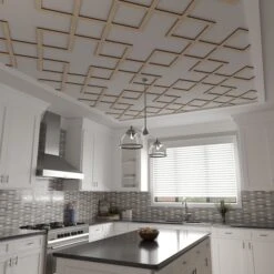 29 78W X 29 78H X 38T Small Fowler Decorative Fretwork Wood Ceiling Panels, Red Oak -ZORO Materials Sale PCI20Enterprises20dba20Ekena20Millwork 2029810xx09xxb4028f