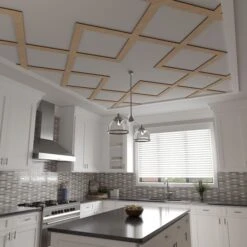 638W X 638H X 38T Large Fowler Decorative Fretwork Wood Ceiling Panels, Hickory -ZORO Materials Sale PCI20Enterprises20dba20Ekena20Millwork 2029822xx09xx263834