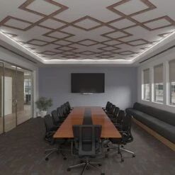 638W X 638H X 38T Large Fowler Decorative Fretwork Wood Ceiling Panels, Walnut -ZORO Materials Sale PCI20Enterprises20dba20Ekena20Millwork 2029825xx08xx576f74