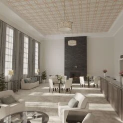 23 38W X 23 38H X 14T Small Lilley Decorative Fretwork Wood Ceiling Panels, Maple -ZORO Materials Sale PCI20Enterprises20dba20Ekena20Millwork 2029826xx07xx0b255e 1