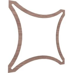 23 38W X 23 38H X 14T Small Lilley Decorative Fretwork Wood Ceiling Panels, Walnut -ZORO Materials Sale PCI20Enterprises20dba20Ekena20Millwork 2029832xx02xxa73040