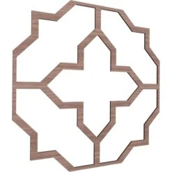 33W X 33H X 38T Small Laird Decorative Fretwork Wood Ceiling Panels, Walnut -ZORO Materials Sale PCI20Enterprises20dba20Ekena20Millwork 2029867xx02xx94389d