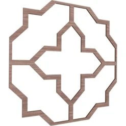 66 56W X 66 56H X 38T Large Laird Decorative Fretwork Wood Ceiling Panels, Walnut -ZORO Materials Sale PCI20Enterprises20dba20Ekena20Millwork 2029881xx02xx70a261