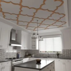 33W X 33H X 14T Small May Decorative Fretwork Wood Ceiling Panels, Cherry -ZORO Materials Sale PCI20Enterprises20dba20Ekena20Millwork 2029884xx09xxb46ba8