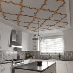 33W X 33H X 38T Small May Decorative Fretwork Wood Ceiling Panels, Cherry -ZORO Materials Sale PCI20Enterprises20dba20Ekena20Millwork 2029891xx09xx28a14f