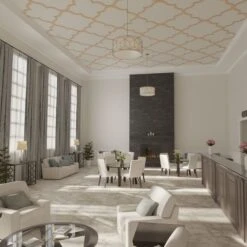 66 56W X 66 56H X 14T Large May Decorative Fretwork Wood Ceiling Panels, Hickory -ZORO Materials Sale PCI20Enterprises20dba20Ekena20Millwork 2029899xx07xx7822b6