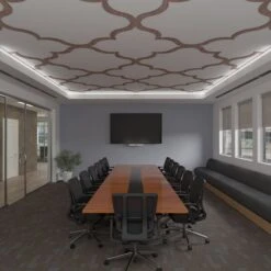 66 56W X 66 56H X 14T Large May Decorative Fretwork Wood Ceiling Panels, Walnut -ZORO Materials Sale PCI20Enterprises20dba20Ekena20Millwork 2029902xx08xxbbedcf