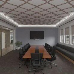 33W X 33H X 14T Small Marrakesh Decorative Fretwork Wood Ceiling Panels, Walnut -ZORO Materials Sale PCI20Enterprises20dba20Ekena20Millwork 2029916xx08xx4d6a34