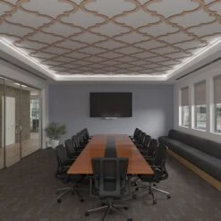 33W X 33H X 38T Small Marrakesh Decorative Fretwork Wood Ceiling Panels, Maple -ZORO Materials Sale PCI20Enterprises20dba20Ekena20Millwork 2029917xx08xx952034 1