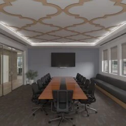 66 56W X 66 56H X 38T Large Marrakesh Decorative Fretwork Wood Ceiling Panels, Hickory -ZORO Materials Sale PCI20Enterprises20dba20Ekena20Millwork 2029934xx08xx634842