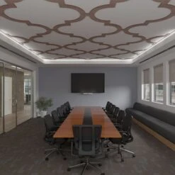 66 56W X 66 56H X 38T Large Marrakesh Decorative Fretwork Wood Ceiling Panels, Walnut -ZORO Materials Sale PCI20Enterprises20dba20Ekena20Millwork 2029937xx08xx24e27a