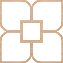 39W X 39H X 14T Small Olivia Decorative Fretwork Wood Ceiling Panels, Hickory -ZORO Materials Sale PCI20Enterprises20dba20Ekena20Millwork 2029941xx04xxa4f051