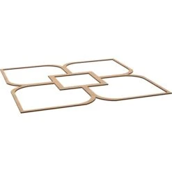 39W X 39H X 14T Small Olivia Decorative Fretwork Wood Ceiling Panels, Hickory -ZORO Materials Sale PCI20Enterprises20dba20Ekena20Millwork 2029941xx05xx4f76e8