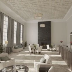 39W X 39H X 38T Small Olivia Decorative Fretwork Wood Ceiling Panels, Birch -ZORO Materials Sale PCI20Enterprises20dba20Ekena20Millwork 2029946xx07xx9901c7