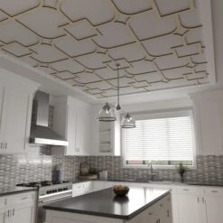 39W X 39H X 38T Small Olivia Decorative Fretwork Wood Ceiling Panels, Birch -ZORO Materials Sale PCI20Enterprises20dba20Ekena20Millwork 2029946xx09xx466902
