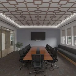 39W X 39H X 38T Small Olivia Decorative Fretwork Wood Ceiling Panels, Walnut -ZORO Materials Sale PCI20Enterprises20dba20Ekena20Millwork 2029951xx08xx79806d