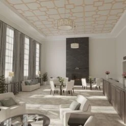 78 34W X 78 34H X 14T Large Olivia Decorative Fretwork Wood Ceiling Panels, Alder -ZORO Materials Sale PCI20Enterprises20dba20Ekena20Millwork 2029952xx07xx2182cb