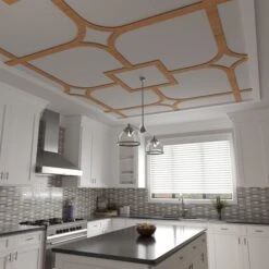 78 34W X 78 34H X 14T Large Olivia Decorative Fretwork Wood Ceiling Panels, Cherry -ZORO Materials Sale PCI20Enterprises20dba20Ekena20Millwork 2029954xx09xx15cddc