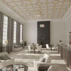 78 34W X 78 34H X 14T Large Olivia Decorative Fretwork Wood Ceiling Panels, Wood Paint Grade -ZORO Materials Sale PCI20Enterprises20dba20Ekena20Millwork 2029956xx07xxd293ed