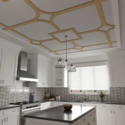 78 34W X 78 34H X 14T Large Olivia Decorative Fretwork Wood Ceiling Panels, Wood Paint Grade -ZORO Materials Sale PCI20Enterprises20dba20Ekena20Millwork 2029956xx09xxd7ab05