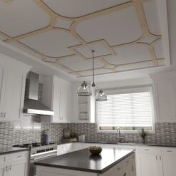 78 34W X 78 34H X 14T Large Olivia Decorative Fretwork Wood Ceiling Panels, Red Oak -ZORO Materials Sale PCI20Enterprises20dba20Ekena20Millwork 2029957xx09xxfa05fc