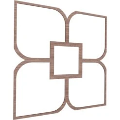 78 34W X 78 34H X 14T Large Olivia Decorative Fretwork Wood Ceiling Panels, Walnut -ZORO Materials Sale PCI20Enterprises20dba20Ekena20Millwork 2029958xx02xx2ffc46