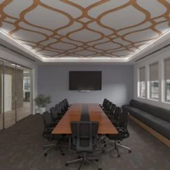 63W X 94 12H X 14T Large Villarreal Decorative Fretwork Wood Ceiling Panels, Cherry -ZORO Materials Sale PCI20Enterprises20dba20Ekena20Millwork 2029982xx08xxe2f121