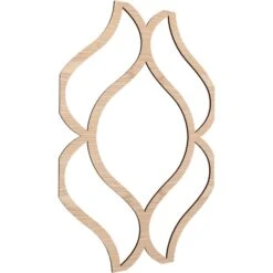 63W X 94 12H X 38T Large Villarreal Decorative Fretwork Wood Ceiling Panels, Red Oak -ZORO Materials Sale PCI20Enterprises20dba20Ekena20Millwork 2029992xx02xx627302