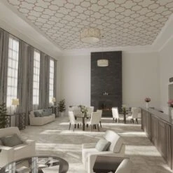 33W X 33H X 14T Small Woodall Decorative Fretwork Wood Ceiling Panels, Walnut -ZORO Materials Sale PCI20Enterprises20dba20Ekena20Millwork 2030000xx07xx1216cb