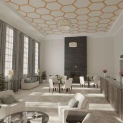 81 56W X 47 14H X 14T Large Westmore Decorative Fretwork Wood Ceiling Panels, Cherry -ZORO Materials Sale PCI20Enterprises20dba20Ekena20Millwork 2030038xx07xxe7cf0f