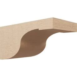 11in. W X 22in. D X 11in. H Series 3 Wide Del Monte Rough Cedar Woodgrain TimberThane Corbel, Tan