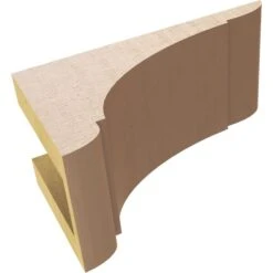 4in. W X 8in. D X 4in. H Series 3 Wide Olympic Rough Cedar Woodgrain TimberThane Corbel, Primed Tan -ZORO Materials Sale PCI20Enterprises20dba20Ekena20Millwork 2047797xx05xxe1ce53