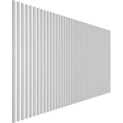 48H X 3/4T Adjustable PVC Slat Wall Panel Kit W/ 1W Slats, Unfinished Contains 42 Slats -ZORO Materials Sale PCI20Enterprises20dba20Ekena20Millwork 2050223xx01xx0b7687