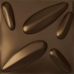 19 5/8in. W X 19 5/8in. H Petal EnduraWall Decorative 3D Wall Panel Covers 2.67 Sq. Ft.