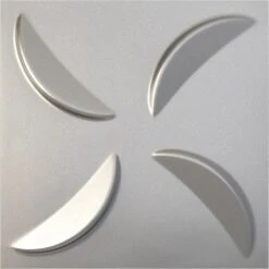 19 5/8in. W X 19 5/8in. H Pinwheel EnduraWall Decorative 3D Wall Panel Covers 2.67 Sq. Ft.