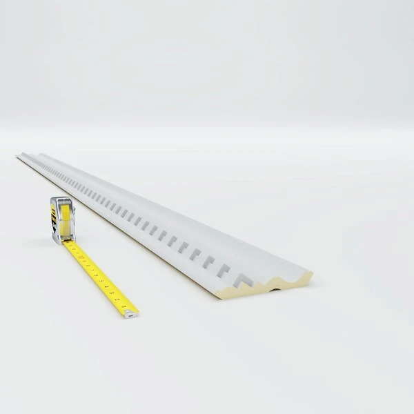 4 3/8"H X 3 1/2"P X 5 5/8"F X 94 1/2"L Dentil Crown Moulding 8 4 3/8"H X 3 1/2"P X 5 5/8"F X 94 1/2"L Dentil Crown Moulding - Image 6