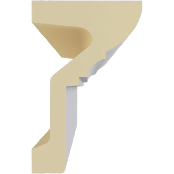 6 1/4"H X 4"P X 94 1/2"L Standard Moulding 4 6 1/4"H X 4"P X 94 1/2"L Standard Moulding - Image 2